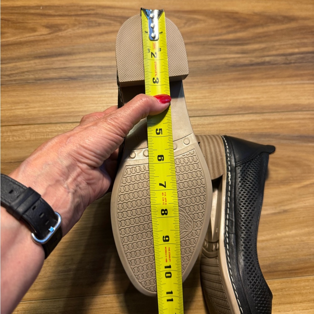 Spring Step Black Perforated Flats - Picture 4 of 10